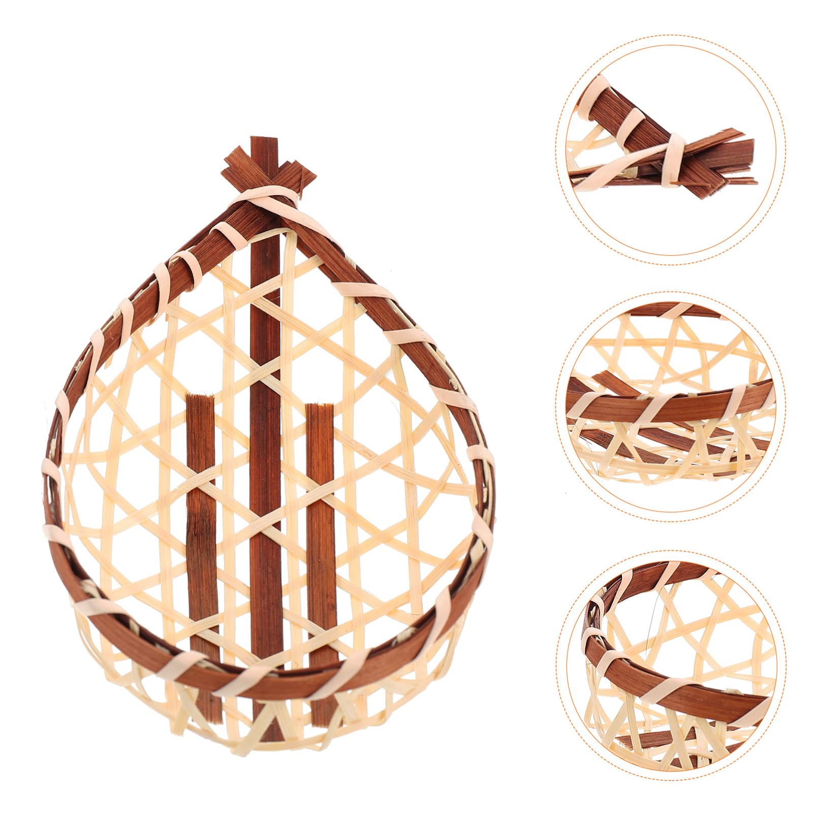 Bamboo Egg Basket - Kitchen Food Tray for Bread, Sashimi & Desserts