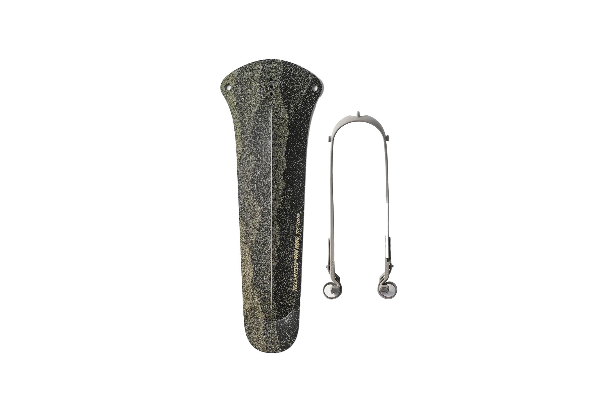Ass Savers Win Wing Gravel Rear Fender - Lightweight Bike Mudguard for Mountain & Road Bikes - Perfect for Wet & Muddy Trail Rides