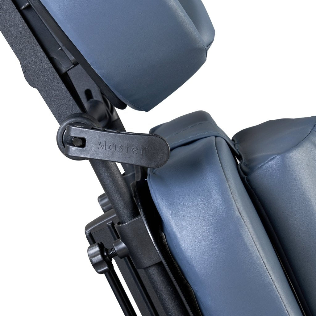 Master Massage® Rio Portable Massage Chair - Lightweight & Adjustable with Carrying Case, Perfect for Home, Office & Travel - Royal Blue
