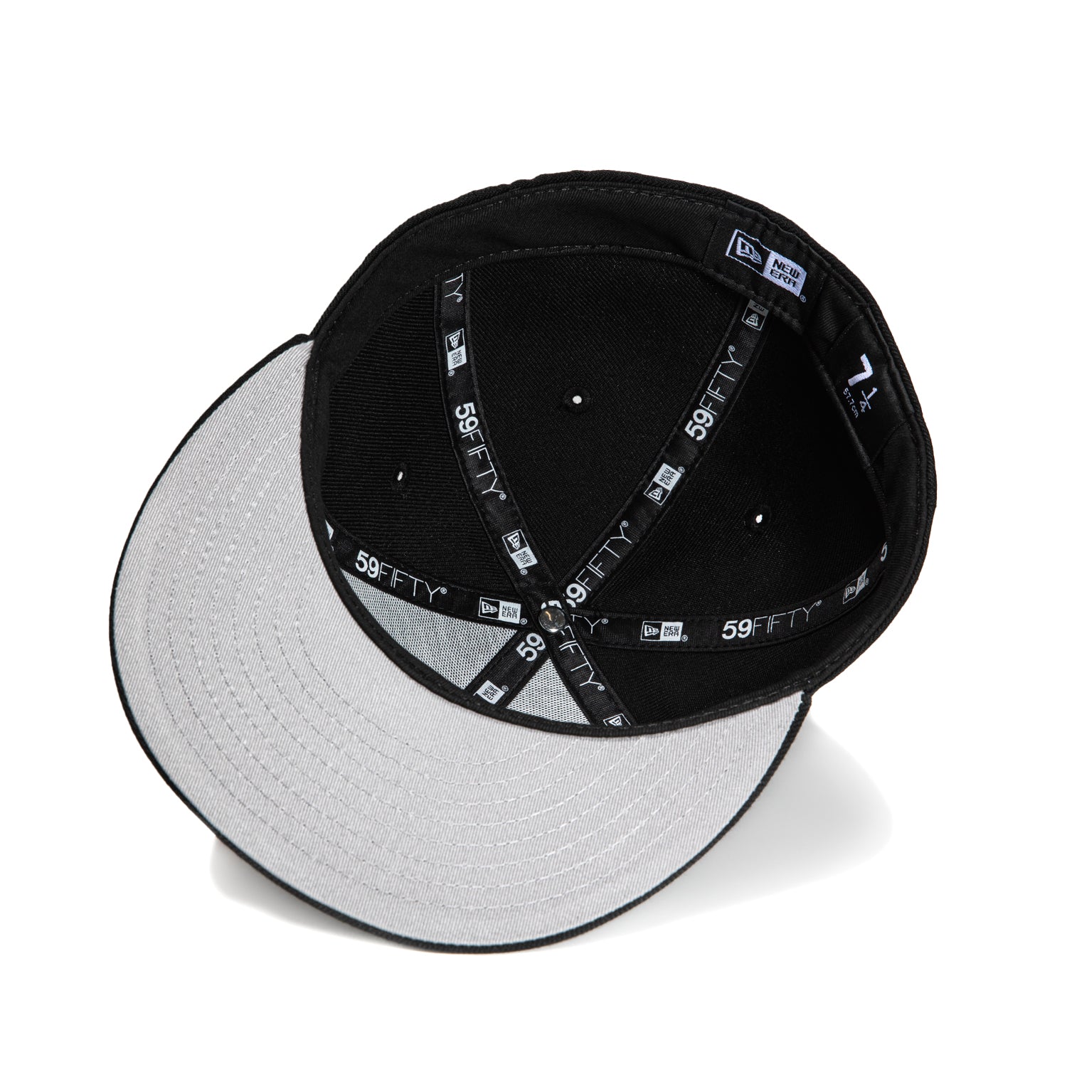 New Era 59Fifty Fitted Baseball Cap - Black Adjustable Snapback Hat for Men & Women | Perfect for Sports, Casual Wear & Street Fashion