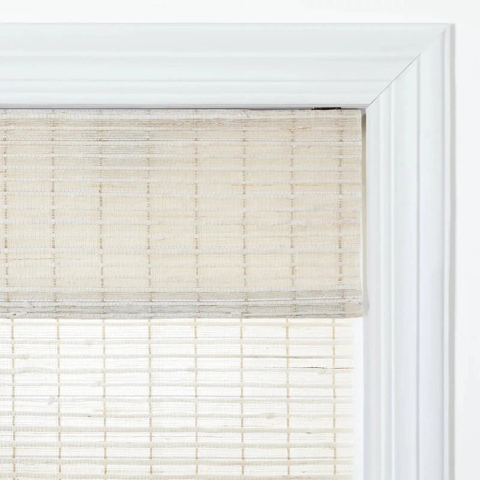 Rae Natural Ramie Woven Wood Window Shades in Mustard - Eco-Friendly Bamboo Blinds for Living Room, Bedroom & Office