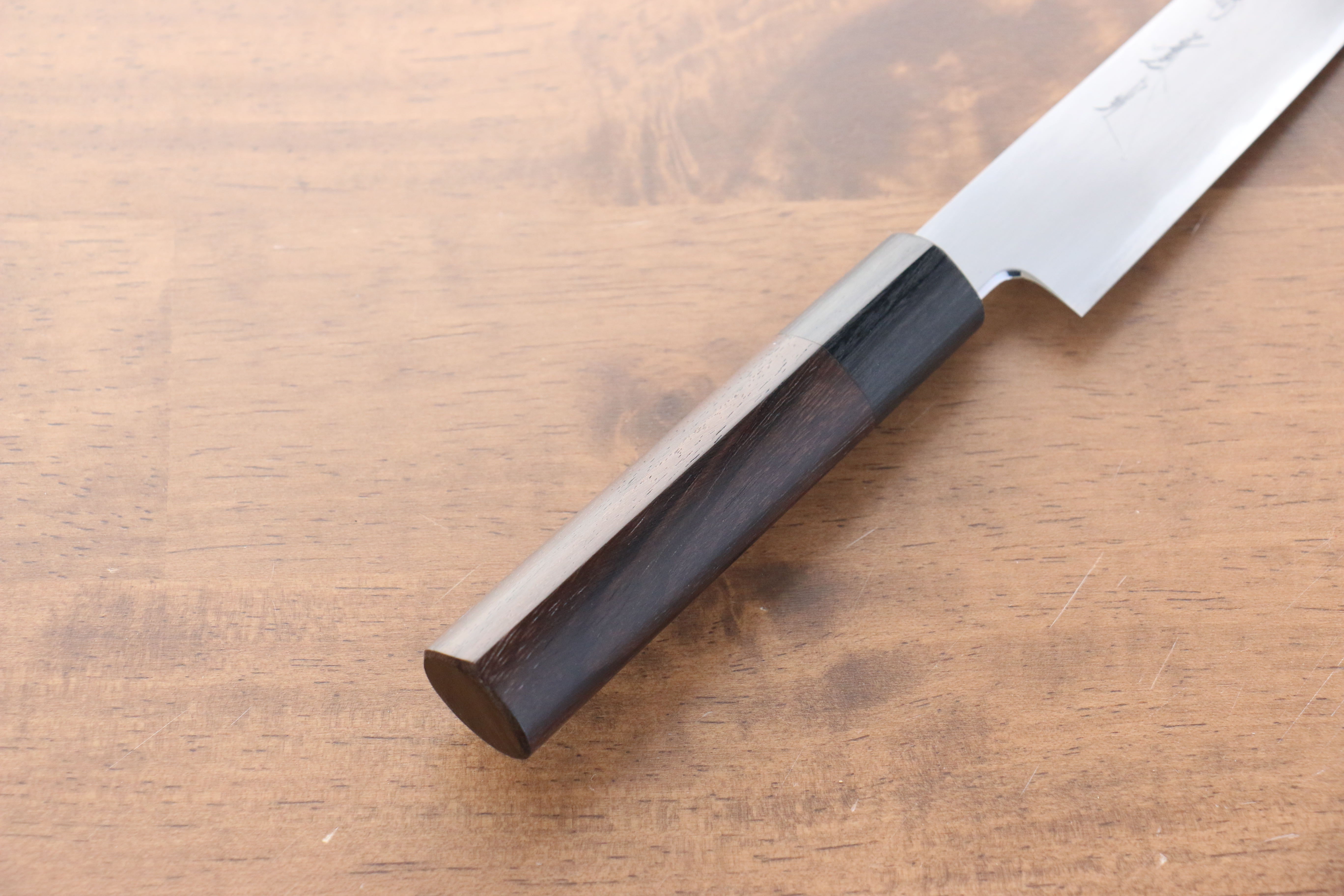 Jikko White Steel No.2 Petty Utility Knife 150mm with Shitan Handle - Perfect for Slicing, Peeling & Precision Kitchen Tasks