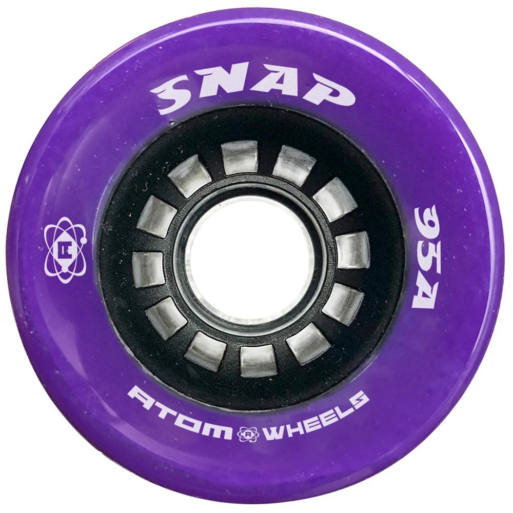 Atom Snap Wheels 60mm 4 Pack - High Performance Skateboard Wheels for Smooth Riding | Perfect for Street Skating, Park Tricks & Commuting