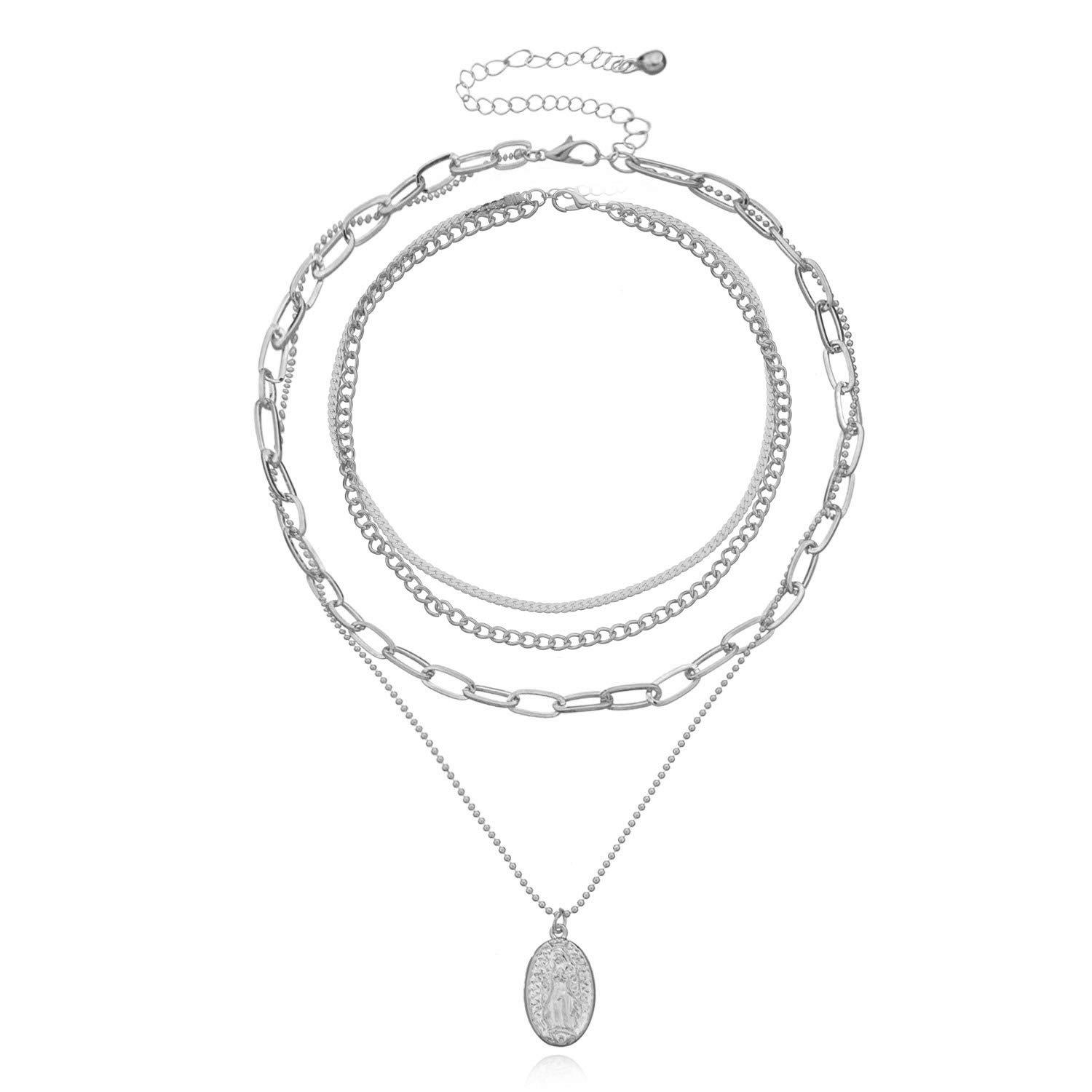 Stylish Punk Layered Snake Bone Choker Necklace - Minimalist Bling Pendant Chain Jewelry for Women | Perfect for Gothic Fashion, Concerts & Edgy Outfits