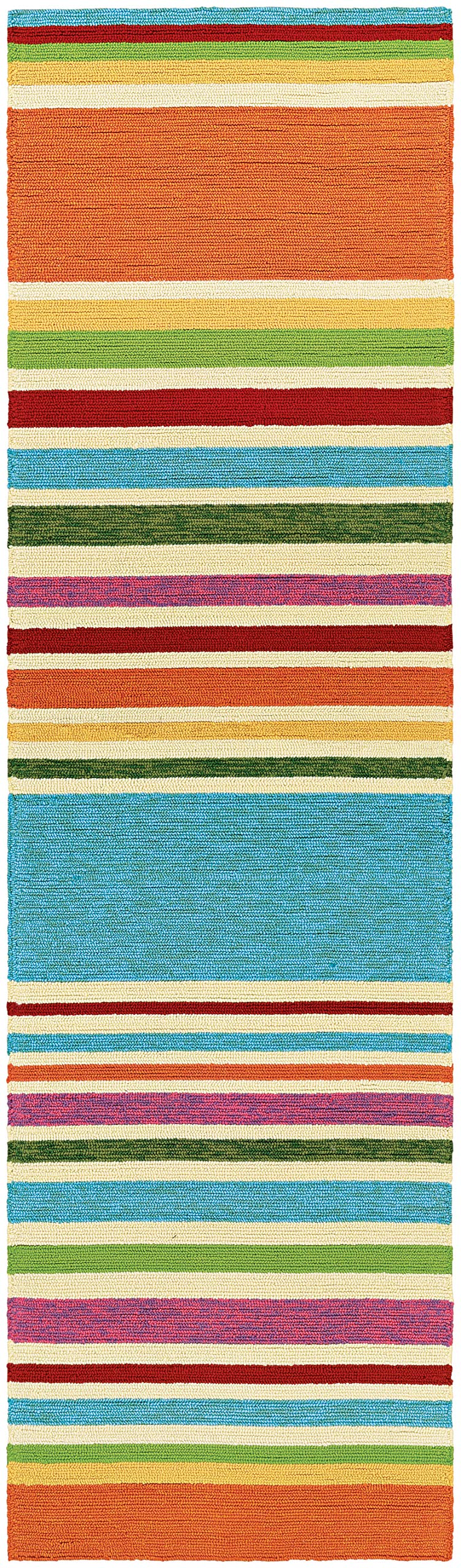 Couristan Sherbet Stripe Runner Rug 2'6