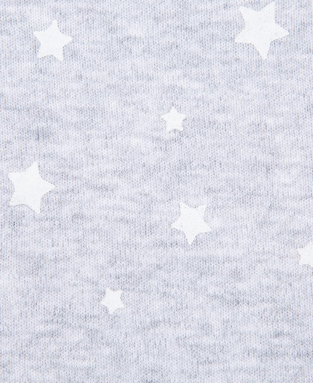 Little Me Baby Blankets - Soft Gender Neutral Swaddling & Receiving Blanket, Grey Moon and Stars Design, 30 x 27 Inches - Perfect for Newborns, Nursery, and Baby Showers