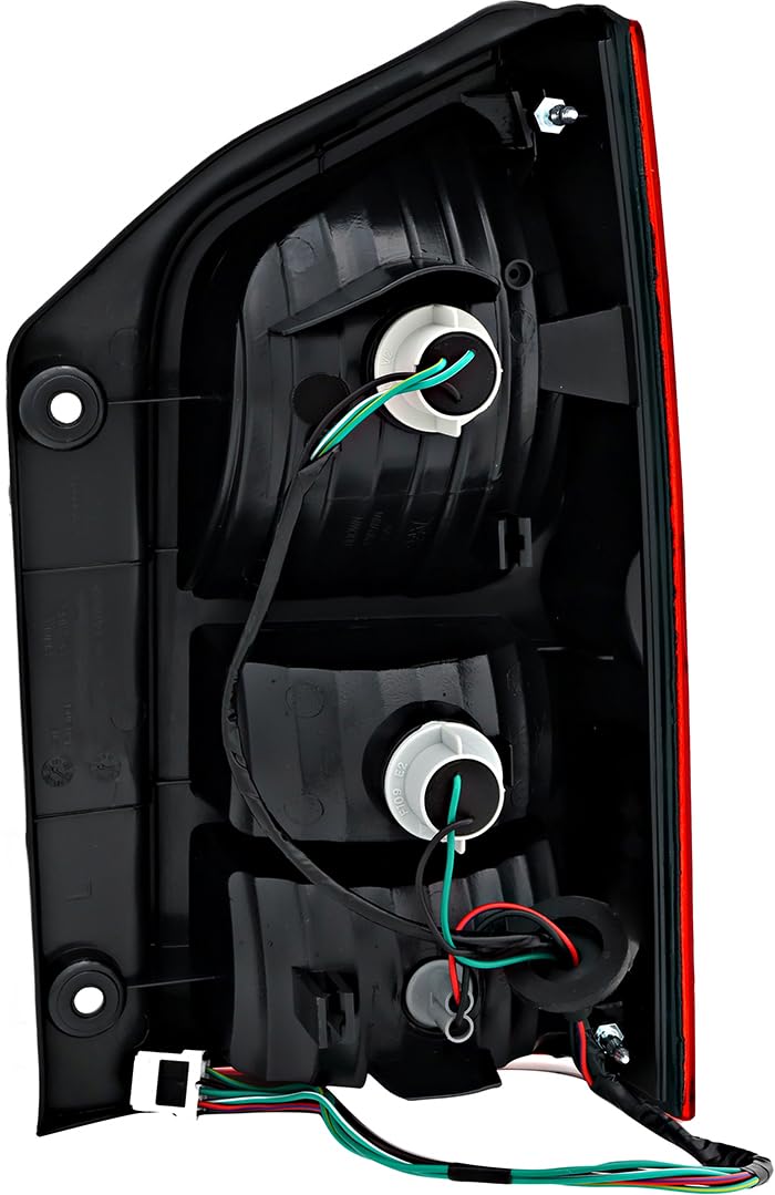 Nissan Pathfinder Tail Lights Lamps Set 2005-2012 - Left & Right Side Replacement for Improved Visibility and Safety - Perfect for Night Driving and Off-Road Adventures