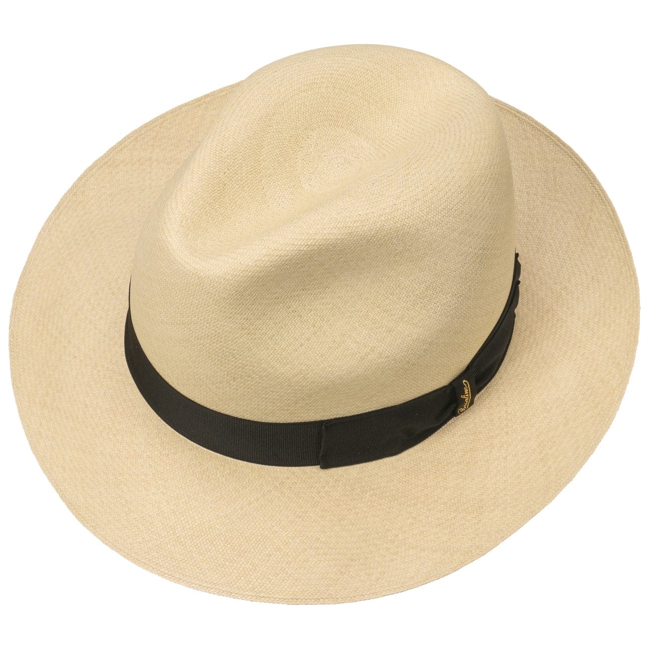 Borsalino Premium Panama Bogart Hat for Men - Classic Fedora Style Summer Sun Hat - Perfect for Outdoor Events, Travel & Fashion