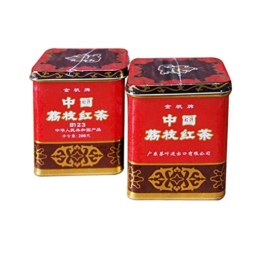 Premium Guangdong Lychee Black Tea 8oz (227g) - Authentic Chinese Hong Cha in Airtight Tin - Loose Leaf Black Tea for Afternoon Tea, Gifts & Relaxation | Perfect for Office Breaks, Tea Ceremonies & Cozy Evenings | Enjoy with Desserts, Meditation or Social Gatherings | Great for Stress Relief & Healthy Lifestyle