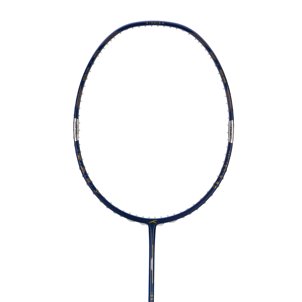 HNDRD Ioniq 80 Badminton Racket - Pre-Strung Carbon Fiber Badminton Racquet for Advanced Players | Perfect for Tournaments, Training & Outdoor Games