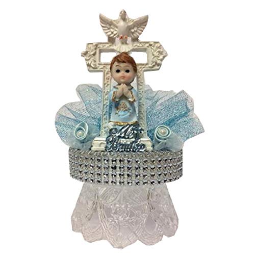 Blue Baptism Cake Topper for Boys - My Bautizo Keepsake Decoration | Perfect for Christening Cakes, Baby Showers & First Birthday Celebrations