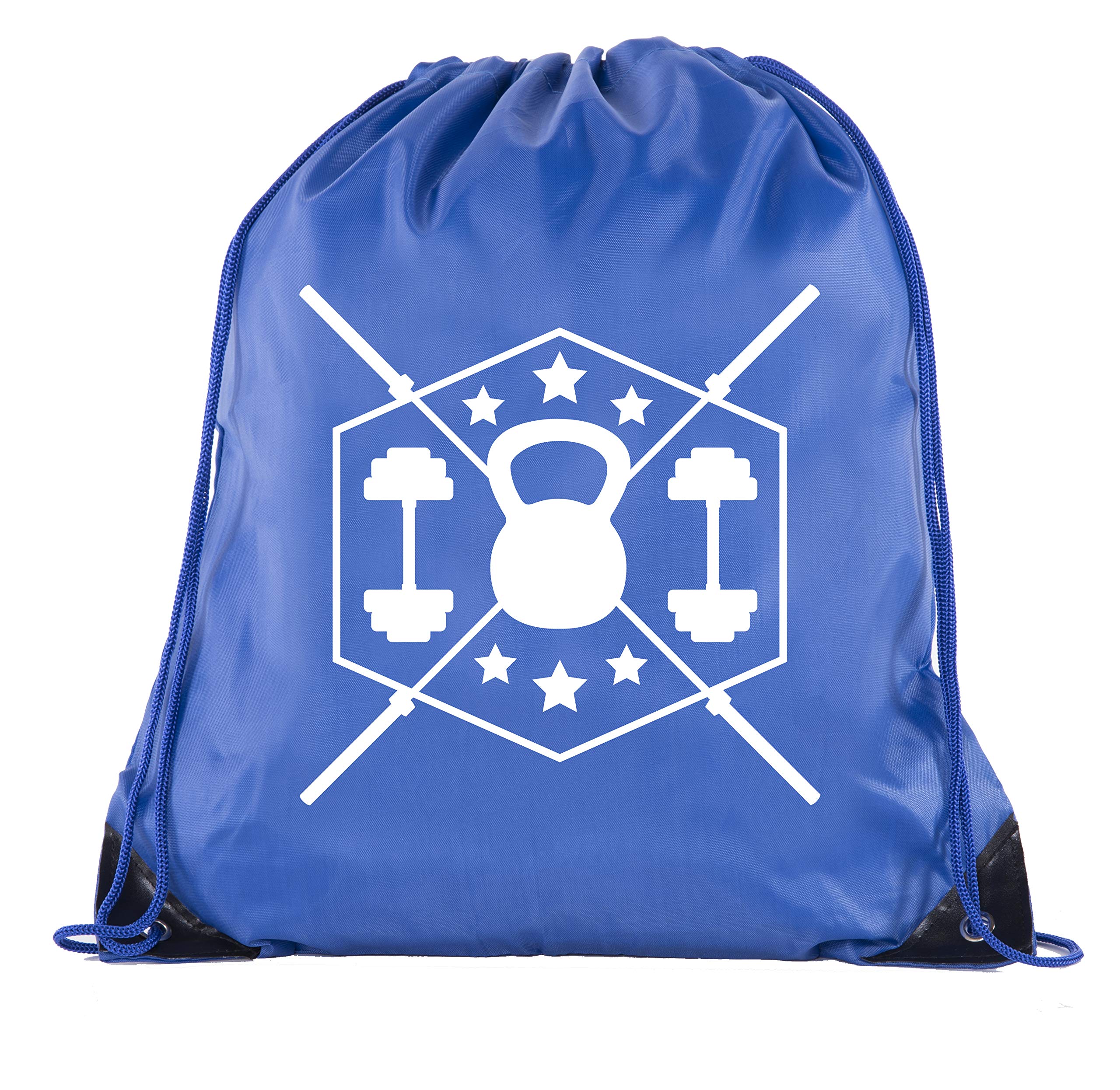 Inspirational Gym Quote Drawstring Backpacks - Motivational Workout Bags for Fitness Enthusiasts | Perfect for Gym, Running, Yoga & Sports Training
