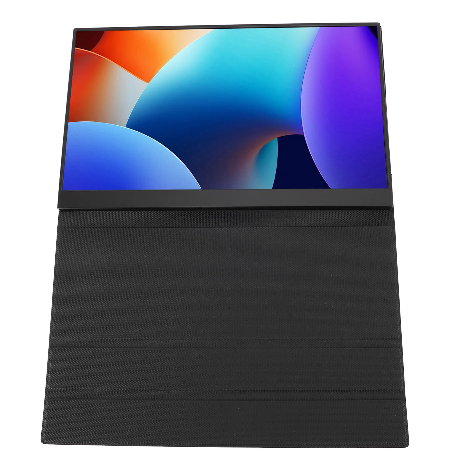 15.6 Inch Portable USB C Touchscreen Monitor - 1920x1080P Full HD Display, Ultra Thin Lightweight Second Screen with PU Leather Cover for Business Presentations, Gaming, and Remote Work