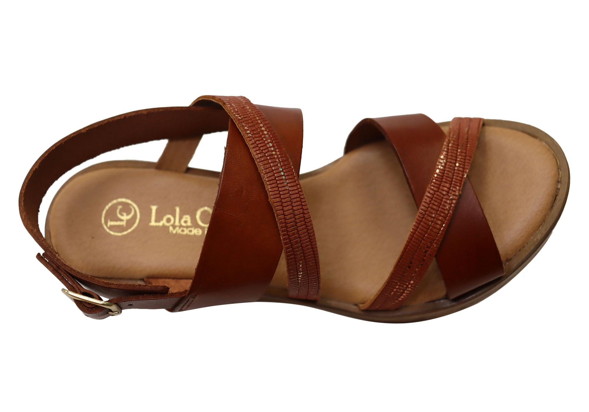 Lola Canales Brooke Women's Spanish Leather Wedge Sandals - Comfortable & Stylish for Summer, Beach, and Casual Outings
