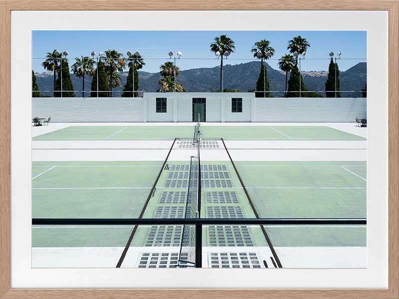 Tennis Court Poster - High-Quality Sports Decor for Home, Office & Gym - Perfect for Tennis Fans & Athletes
