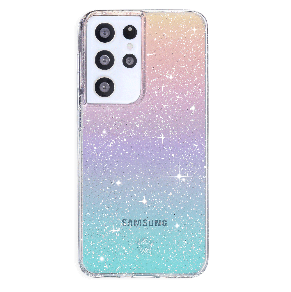 Ombre Stardust Glitter Phone Case for Samsung Galaxy - Protective & Stylish Cover for Everyday Use & Special Occasions