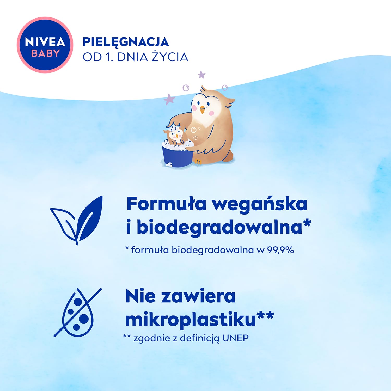 NIVEA BABY 2in1 Body & Hair Gel, 200ml - Gentle Nighttime Wash
