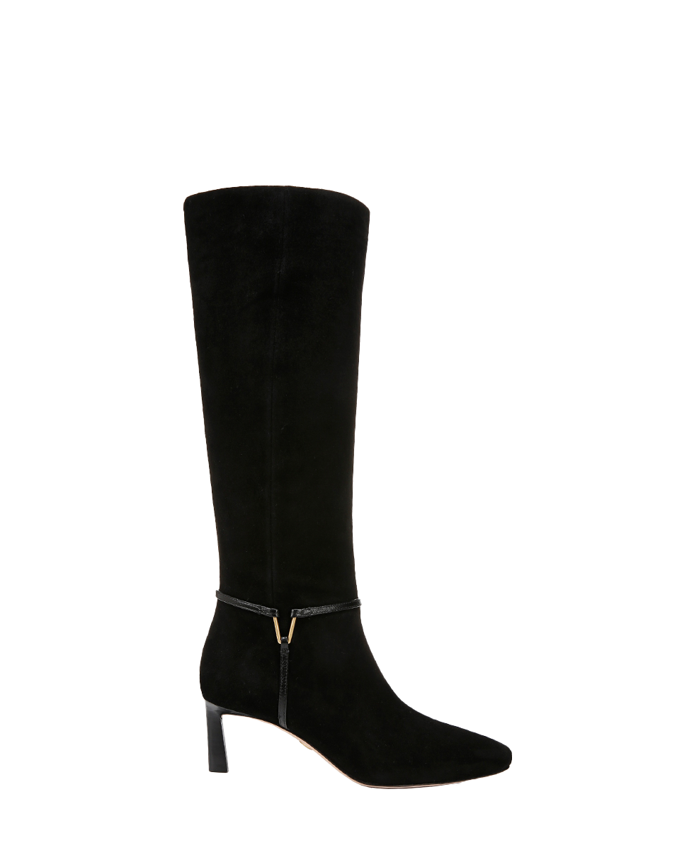 Kenzie Mid Heel Tall Boots for Women - Wide Calf Comfortable Boots | Perfect for Fall Winter Fashion, Office Wear & Casual Outfits