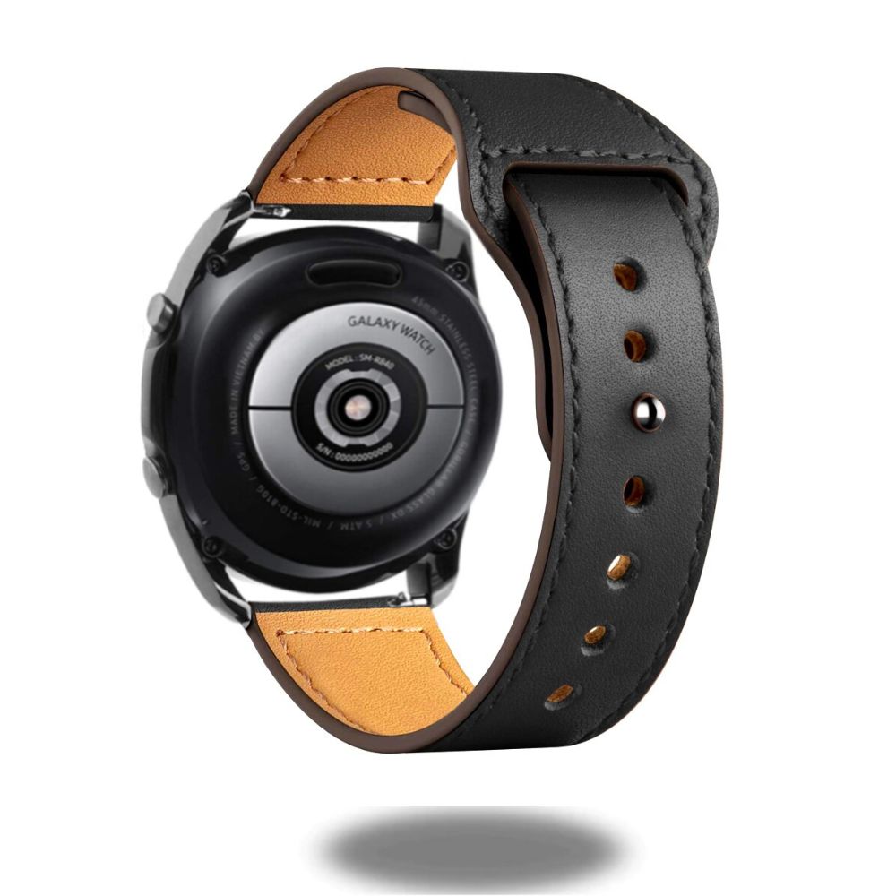 Premium Genuine Leather Bands for Samsung Galaxy Watch - Comfortable & Durable Replacement Straps for Everyday Wear, Workouts & Business Occasions