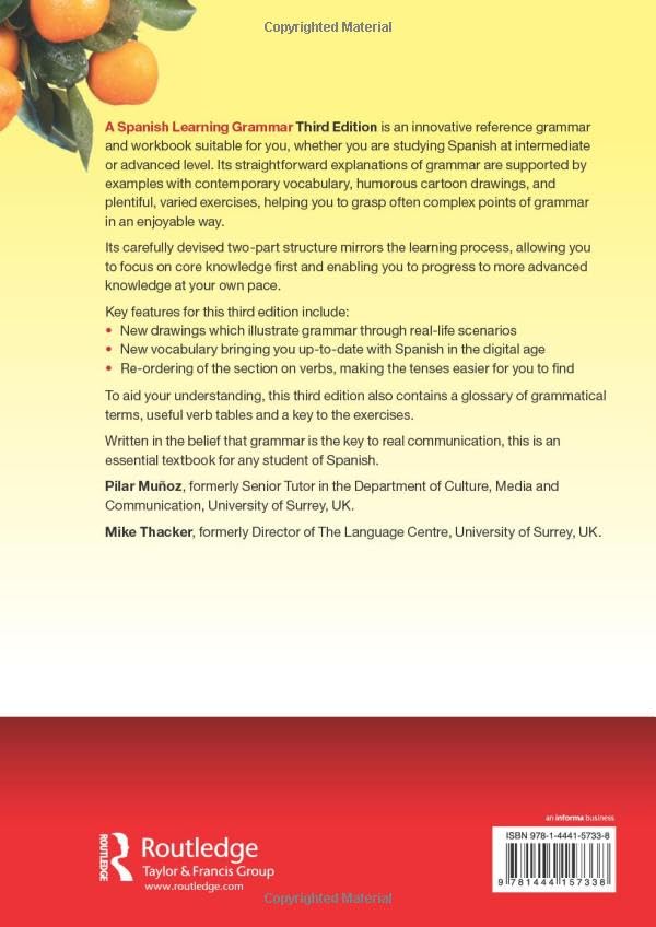 Spanish Learning Grammar Book - Essential Language Grammar Guide for Beginners & Advanced Learners | Perfect for Self-Study, Classroom Use & Travel Preparation
