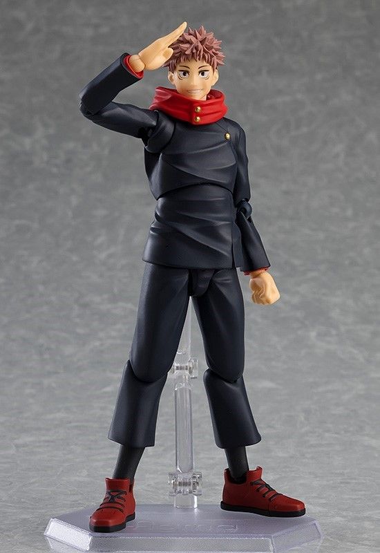 Figma #550 Yuji Itadori Jujutsu Kaisen Action Figure - Anime Collectible for Fans & Display | Perfect for Home Decor, Office Display & Gift Giving