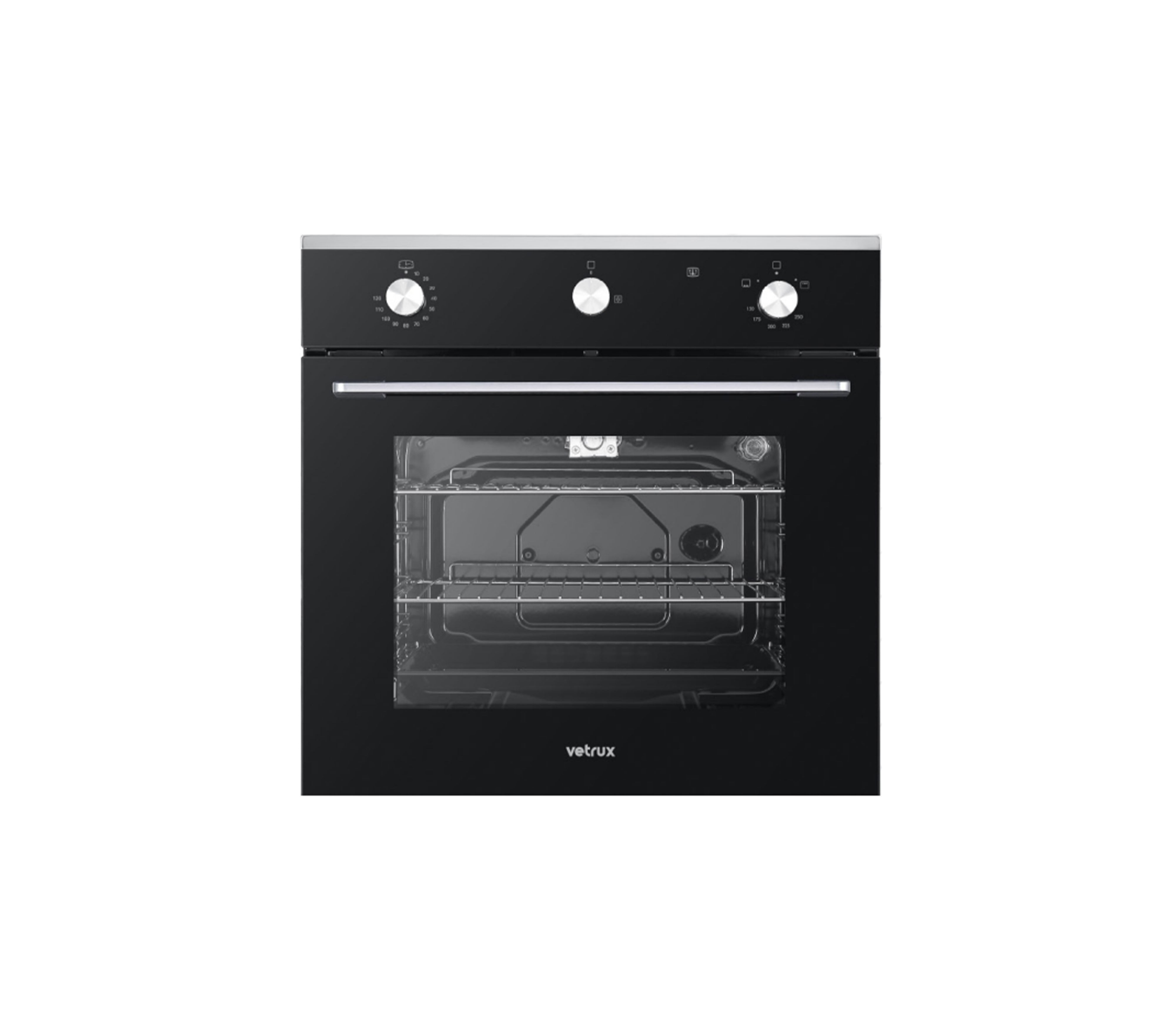Vetrux 60cm Gas Ignition Pro Oven - Perfect for Home Kitchens & Outdoor Cooking | Fast Heating & Energy Efficient