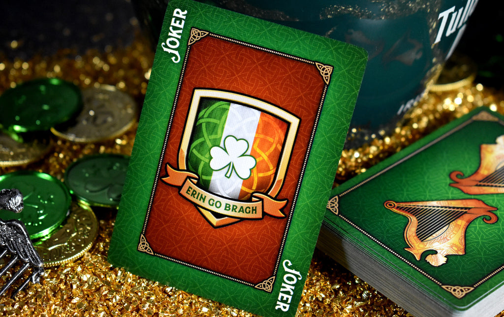 Premium Ireland-Themed Playing Cards - 52 Deck with Celtic Designs - Perfect for Poker, Blackjack, and Irish-Themed Game Nights