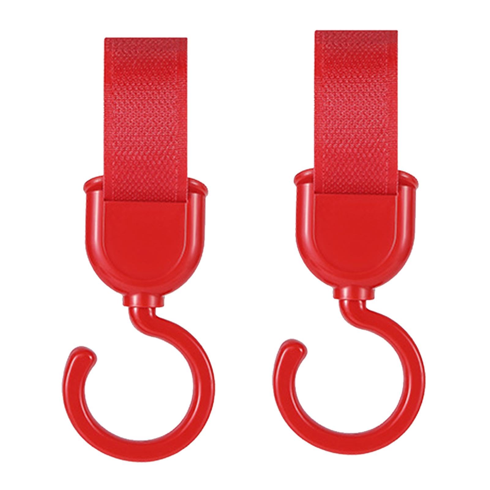 Rotatable Baby Stroller Hook - Multi-Purpose Mommy Organizer Hook for Strollers, Shopping Carts & Wheelchairs | Durable Bag Hanger Accessory for Diaper Bags, Groceries & Daily Essentials (Perfect for Moms On-The-Go)
