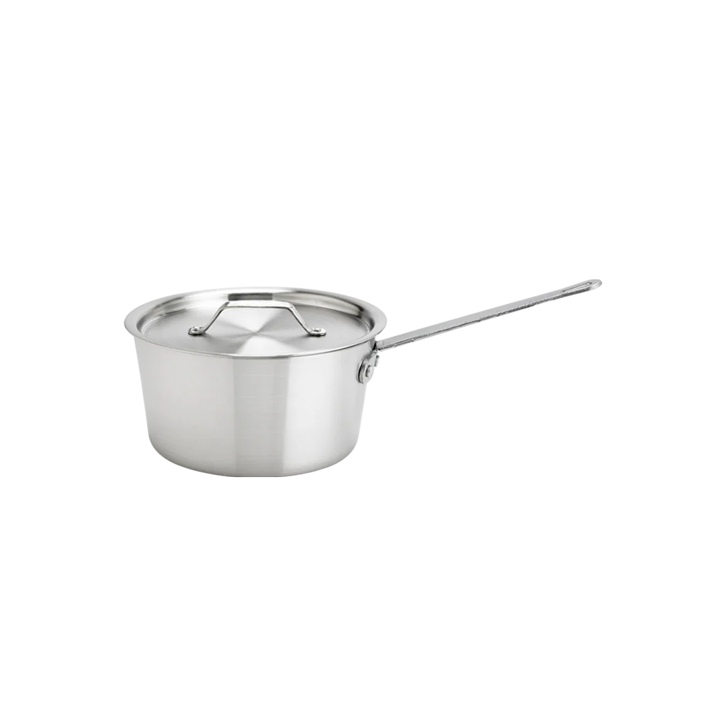 Thermalloy 1.5 Quart Aluminum Sauce Pan with Lid - Perfect for Cooking, Simmering & Serving Soups, Sauces & Side Dishes