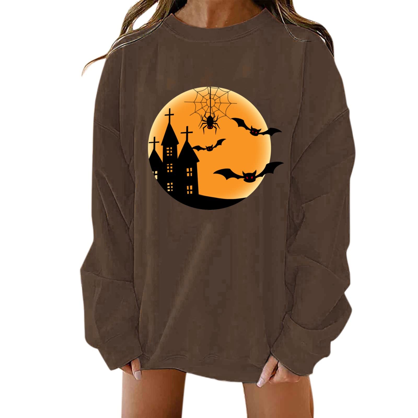 Men's & Women's Long Sleeve Knit Sweatshirt with Letter Print - Full Zip Hoodless Pullover for Casual Wear, Workout & Outdoor Activities