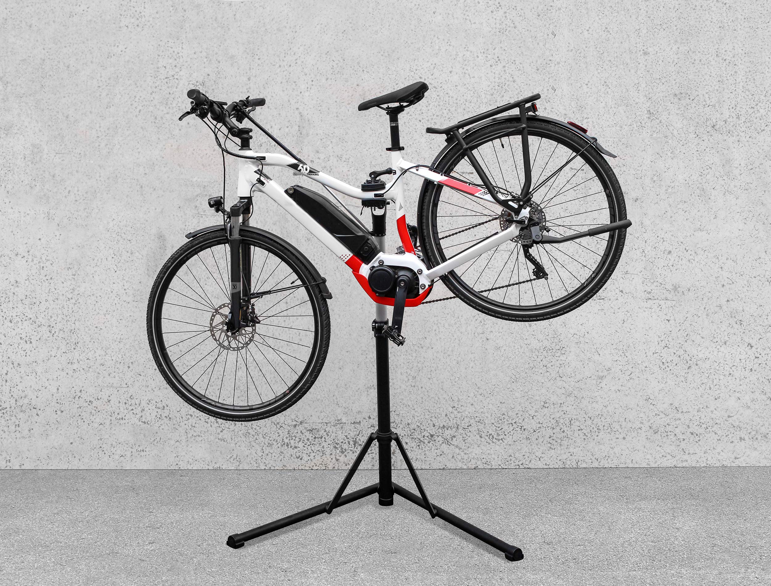 Premium Bike Mount Stand for E-Bikes & Bicycles - Heavy Duty Adjustable Repair Rack for Indoor/Outdoor Use - Perfect for Maintenance, Storage & Cleaning