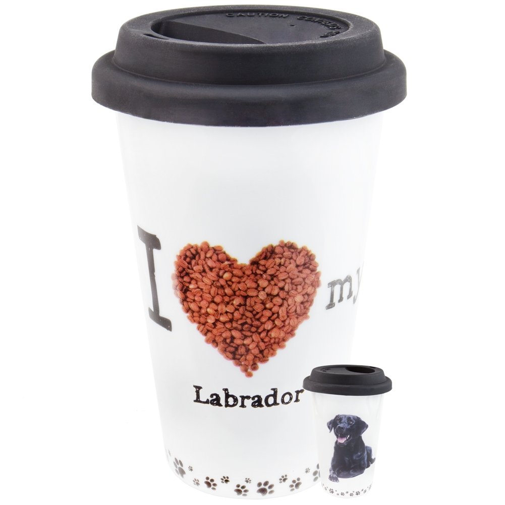Premium Black Lab Ceramic Coffee Mug - 12oz Durable & Dishwasher Safe - Perfect for Home, Office & Gifts for Dog Lovers