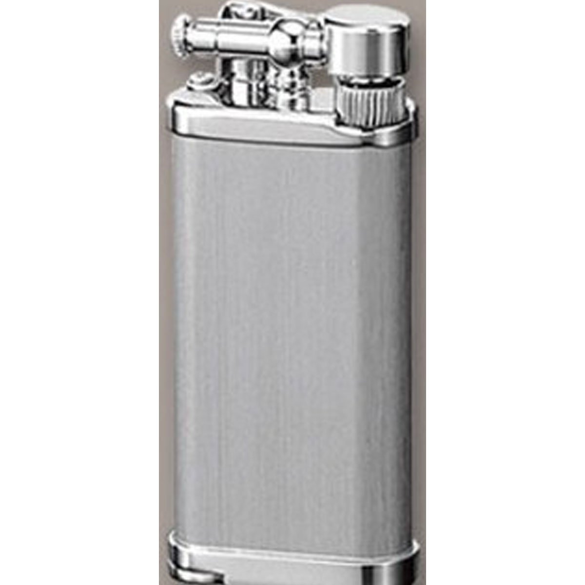 IM Corona Old Boy Chrome Hairlines Pipe Lighter - Premium Butane Lighter for Tobacco Pipes | Perfect for Pipe Smokers & Collectors | Indoor & Outdoor Use