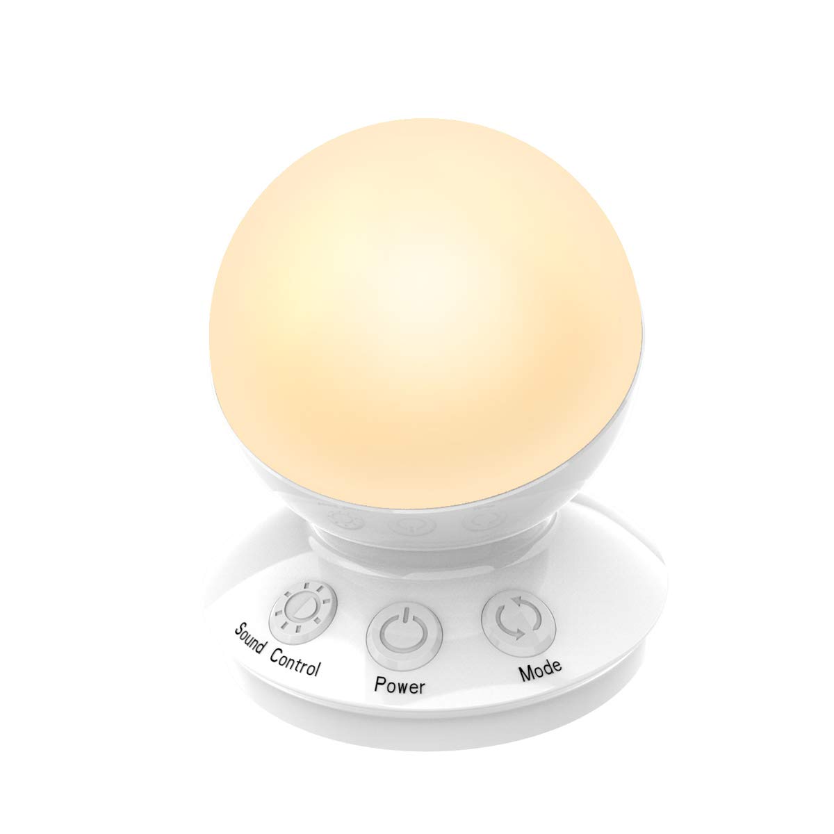 QUMOX Rechargeable RGB LED Night Light for Kids - Dimmable Nursery Lamp, Baby Room Decor, Bedside Lighting for Bedrooms & Nurseries - Perfect for Sleep, Feeding & Relaxation