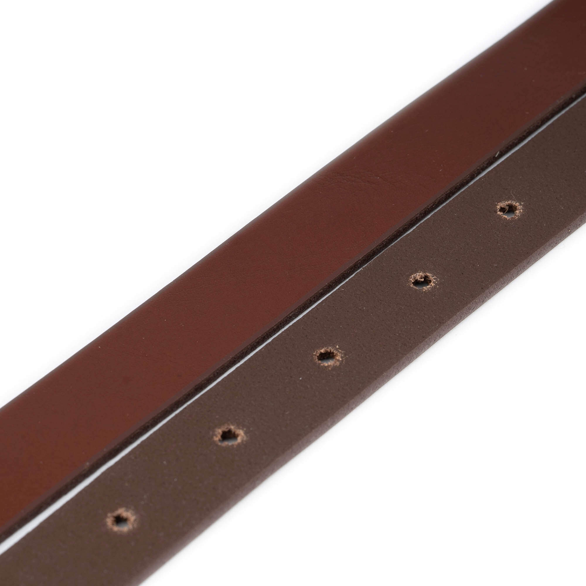2.0 cm Dark Brown Genuine Leather Belt Strap for Ferragamo Buckles - Women's Replacement Belt - Perfect for Office, Casual Wear & Gift Giving