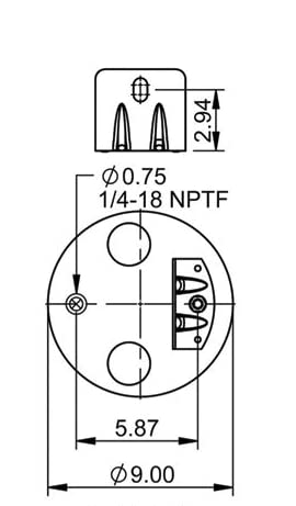 AUTOMANN AB1DF23I-P1067 Air Spring Rolling Lobe Type - Heavy Duty Suspension Replacement for Trucks & Trailers - Perfect for Smooth Ride & Load Support