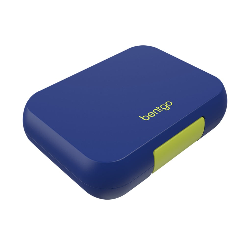 Bentgo Pop Lunch Box - Navy Blue & Chartreuse Color, Leak-Proof Bento Box for Kids & Adults | Perfect for School, Work, Picnics & Travel
