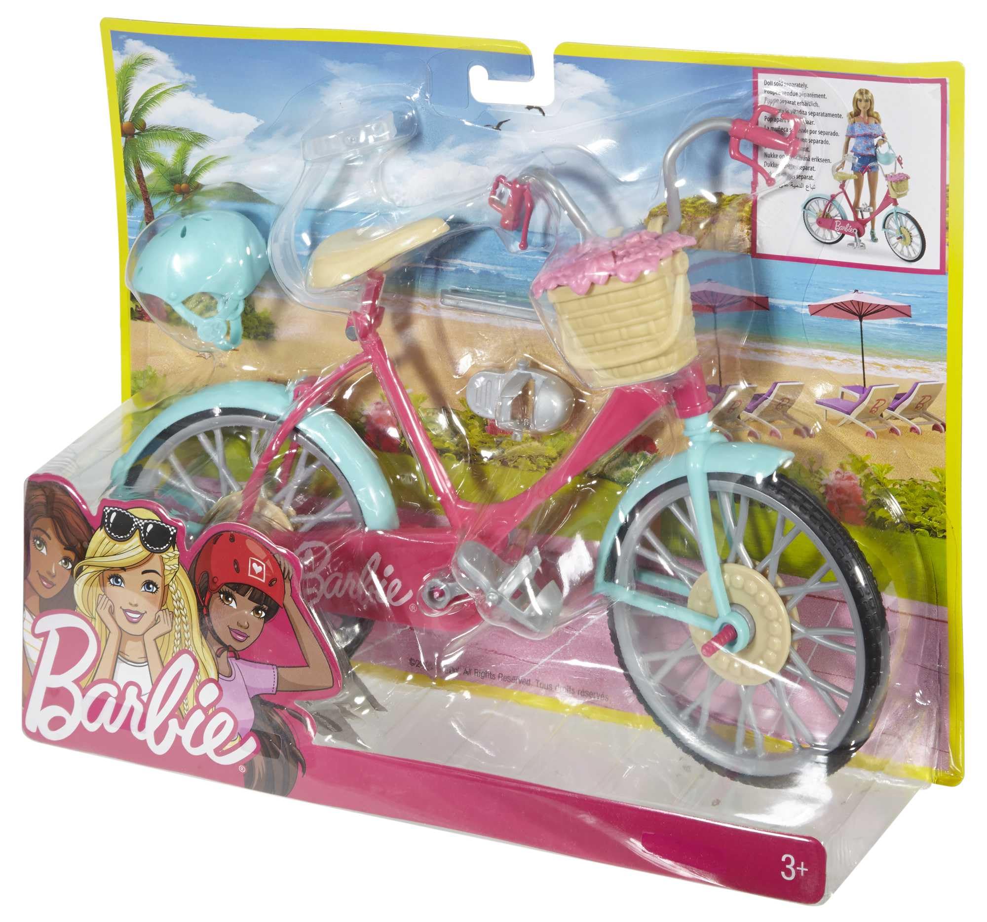 Barbie DVX55 Girls' Bicycle with Training Wheels - Pink & Purple 16-Inch Kids Bike for Ages 4-8 | Perfect for Outdoor Play, Birthday Gifts & Neighborhood Rides