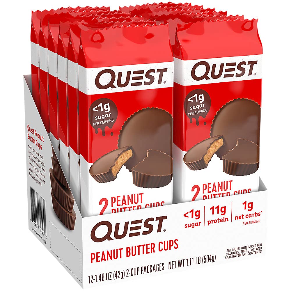 Quest Nutrition Chocolate Chip Protein Cookie - Keto Friendly, High Protein, Low Carb Snack (12 Count) | Perfect for Post-Workout Recovery & Healthy On-The-Go Snacking