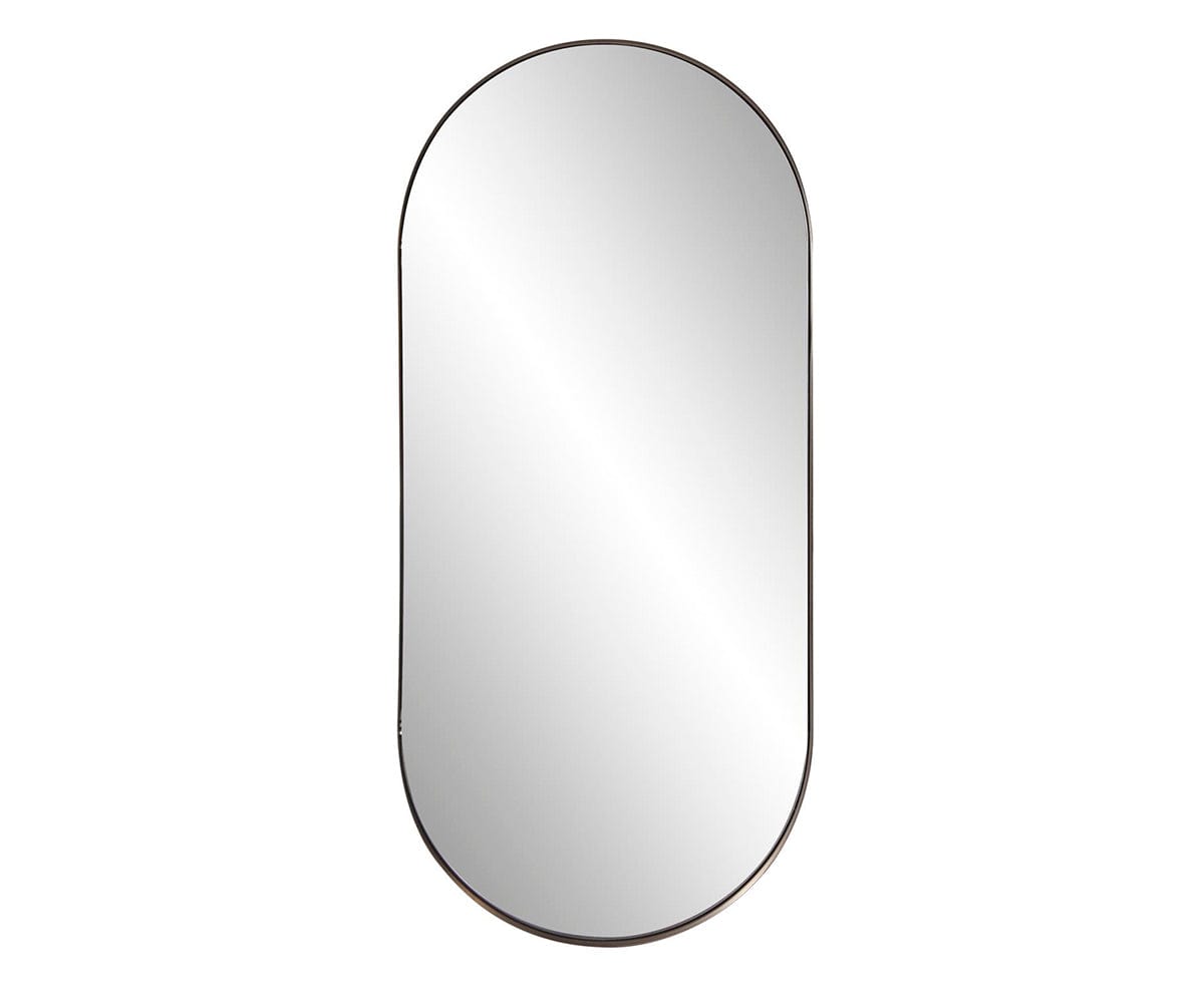 Steele Capsule Mirror - Portable Makeup Mirror with LED Lights, 360° Rotation for Home, Travel, and Vanity Use | Perfect for Makeup, Skincare, and Hair Styling
