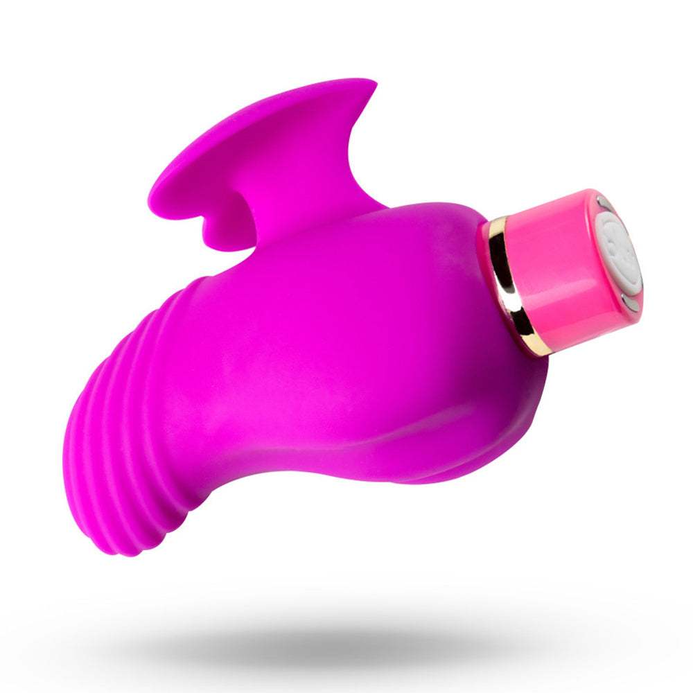 Aria Erotic AF Ergonomic Heart Finger Vibrator - Waterproof & Rechargeable for Sensual Pleasure - Perfect for Couples, Solo Play & Travel
