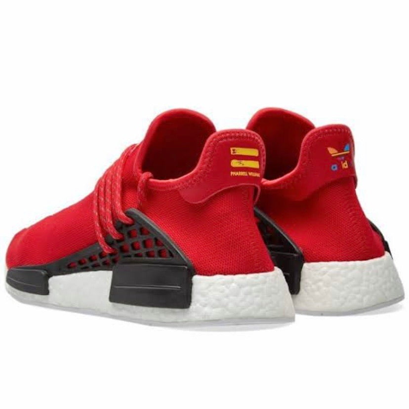 Adidas NMD HU Pharrell Human Race Scarlet Sneakers - Men's Running Shoes for Casual Wear & Street Style Fashion