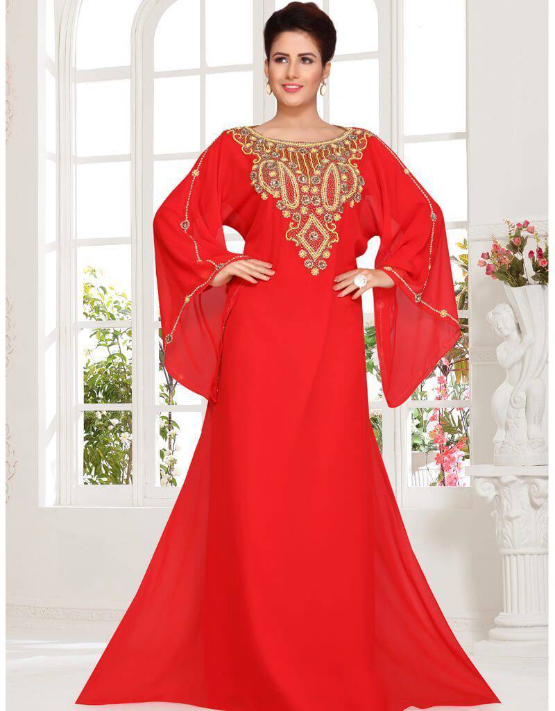 Women's Bell Sleeve A-Line Kaftan Dress - Boho Chic Flowy Maxi Dress for Beach, Vacation & Summer Outfits