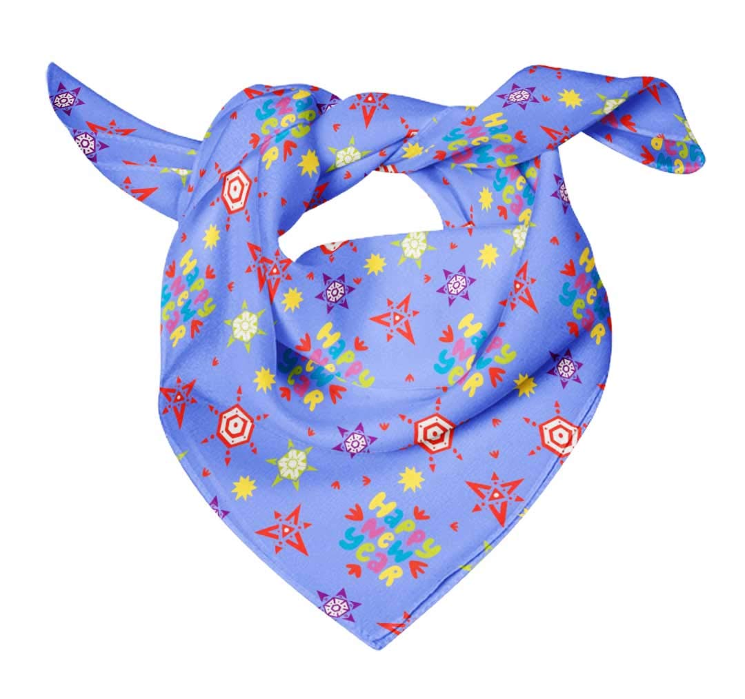 Bimba Pure Silk Printed Head Bandanas & Neck Scarves for Women - Summer Fashion Accessory for Beach, Yoga, and Outdoor Activities