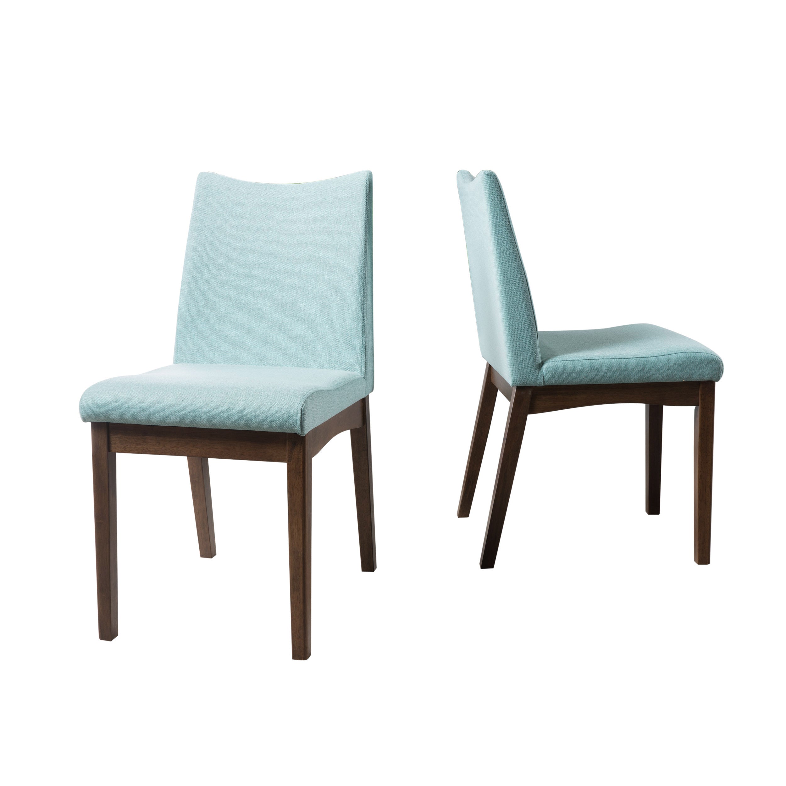 Modern Dining Chairs Set of 2 - Comfortable Kitchen Chairs with Padded Seat - Sturdy Wooden Dining Room Chairs for Home, Restaurant, and Office Use