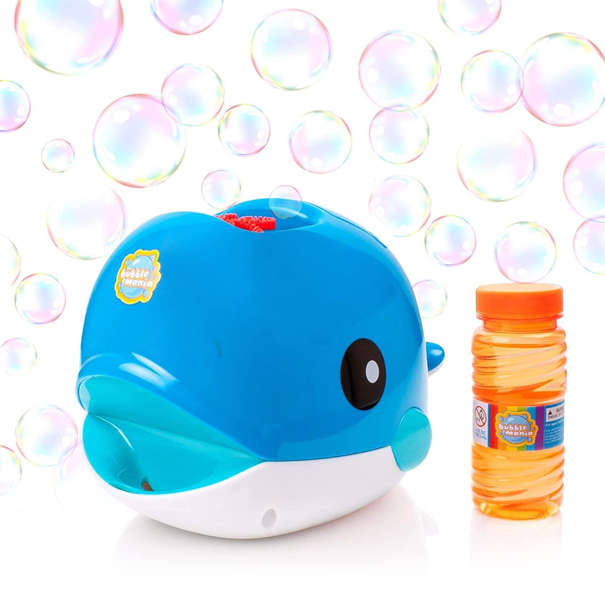 Whale Bubble Blower Machine for Kids - Automatic Bubble Maker with 500+ Bubbles per Minute - Outdoor Party & Backyard Play Toy for Toddlers & Children - Perfect for Birthday, Summer Fun, and Garden Activities