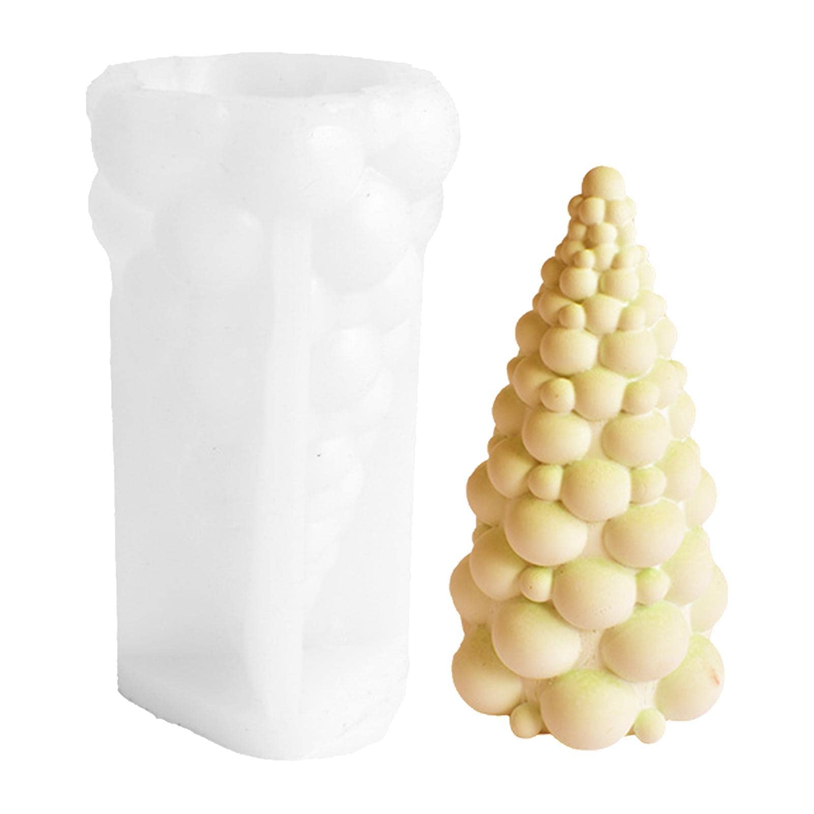 Christmas Tree Silicone Mold for DIY Epoxy Resin, Candles, Soap & Chocolate - Tree Shaped Baking Mold for Handmade Wax Aromatherapy, Cake Decorating & Holiday Home Decor (Perfect for Christmas Crafts, Gift Making & Festive DIY Projects)