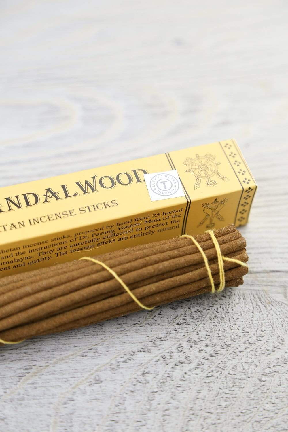 Premium Tibetan Sandalwood Incense Sticks - 100% Natural Aromatherapy for Meditation, Yoga & Relaxation - Handmade Spiritual Fragrance for Home, Temple & Wellness Spaces