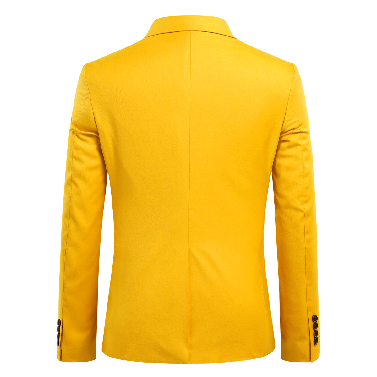3-Piece Slim Fit Solid Color Formal Suit Jacket for Men - Elegant Wedding & Business Attire - Perfect for Weddings, Proms, and Office Events