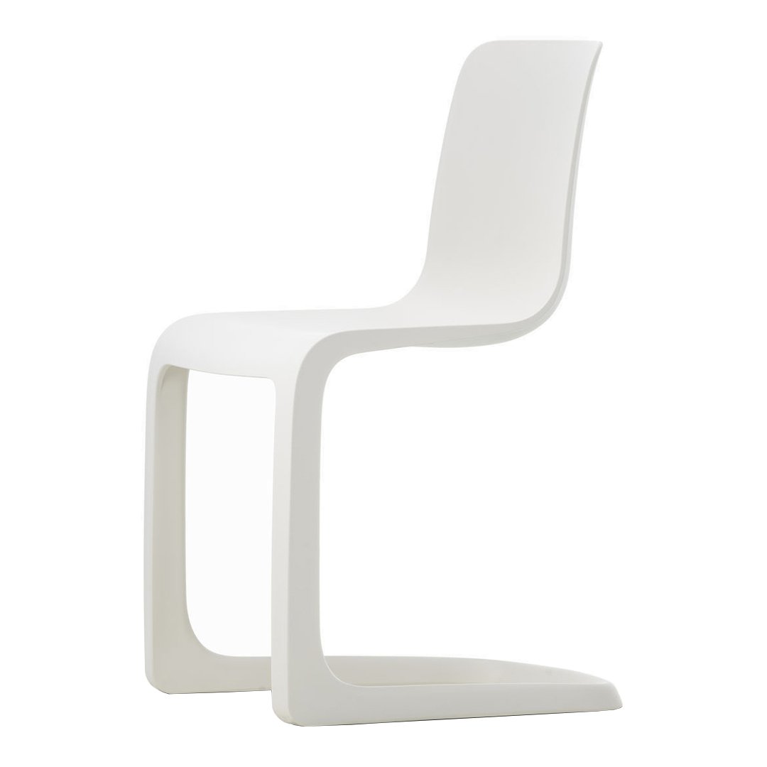 Vitra Evo C Chair by Jasper Morrison - Modern Ergonomic Dining Chair for Home & Office - Perfect for Kitchens, Dining Rooms & Workspaces